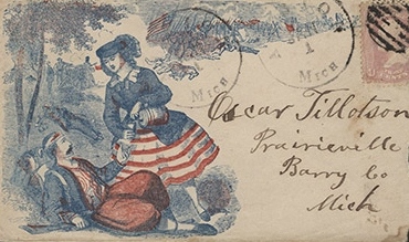 View the Civil War Patriotic Envelopes finding aid